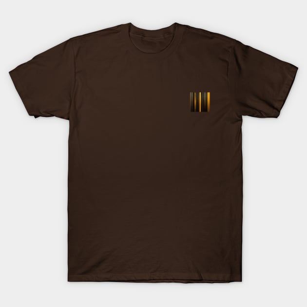 GOLD AND BROWN  LUXE T-Shirt by INNOVA CREATIONS